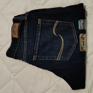 Levi Strauss straight leg Size 4 Jeans dark wash